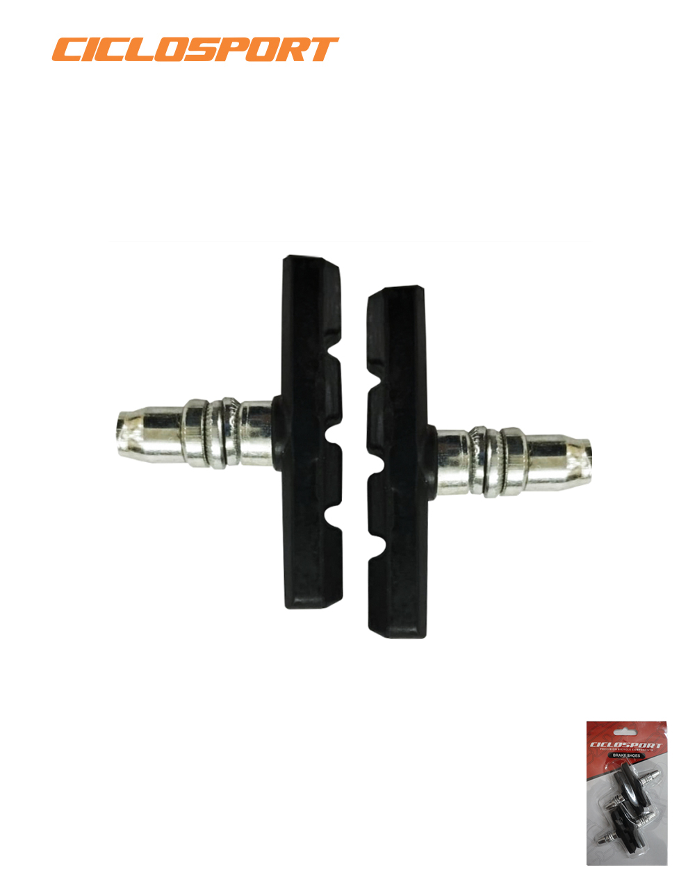 ciclosport bicycle brake shoe 60mm mtb